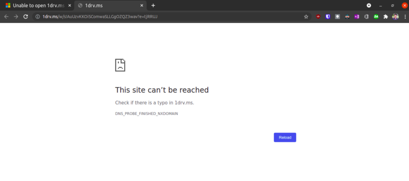 What is 1drv.ms